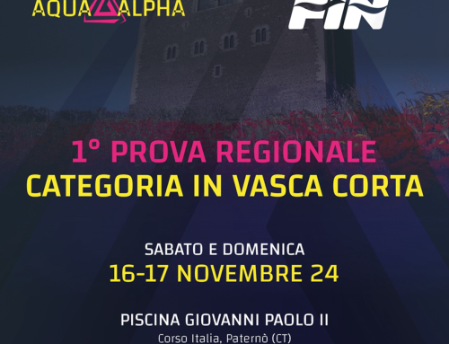 1° Prova Regionale Categoria in vasca corta